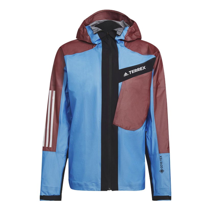 Ветровка adidas Performance Terrex Tr Light Gtx Hooded Outdoor Jacket Синьо | H55948