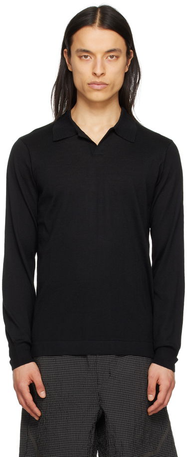 Поло тениска NORSE PROJECTS Norse Projects ARKTISK Single-Button Polo Черно | N45-0539, 0