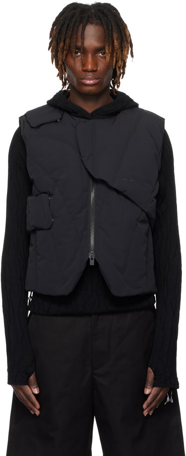 Жилетка HELIOT EMIL HELIOT EMIL Layered Down Vest Черно | PRESS25_M_03_003_BLK01_CO, 0