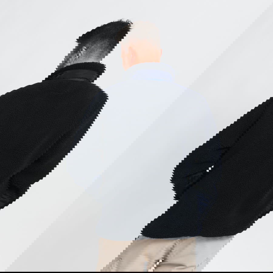 Яке Urban Classics Sherpa Jacket Тъмно синьо | TB3833, 1