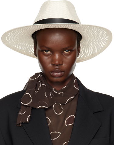Шапка Max Mara Max Mara Sidney Panama Hat Бяло | 2414571032600, 0