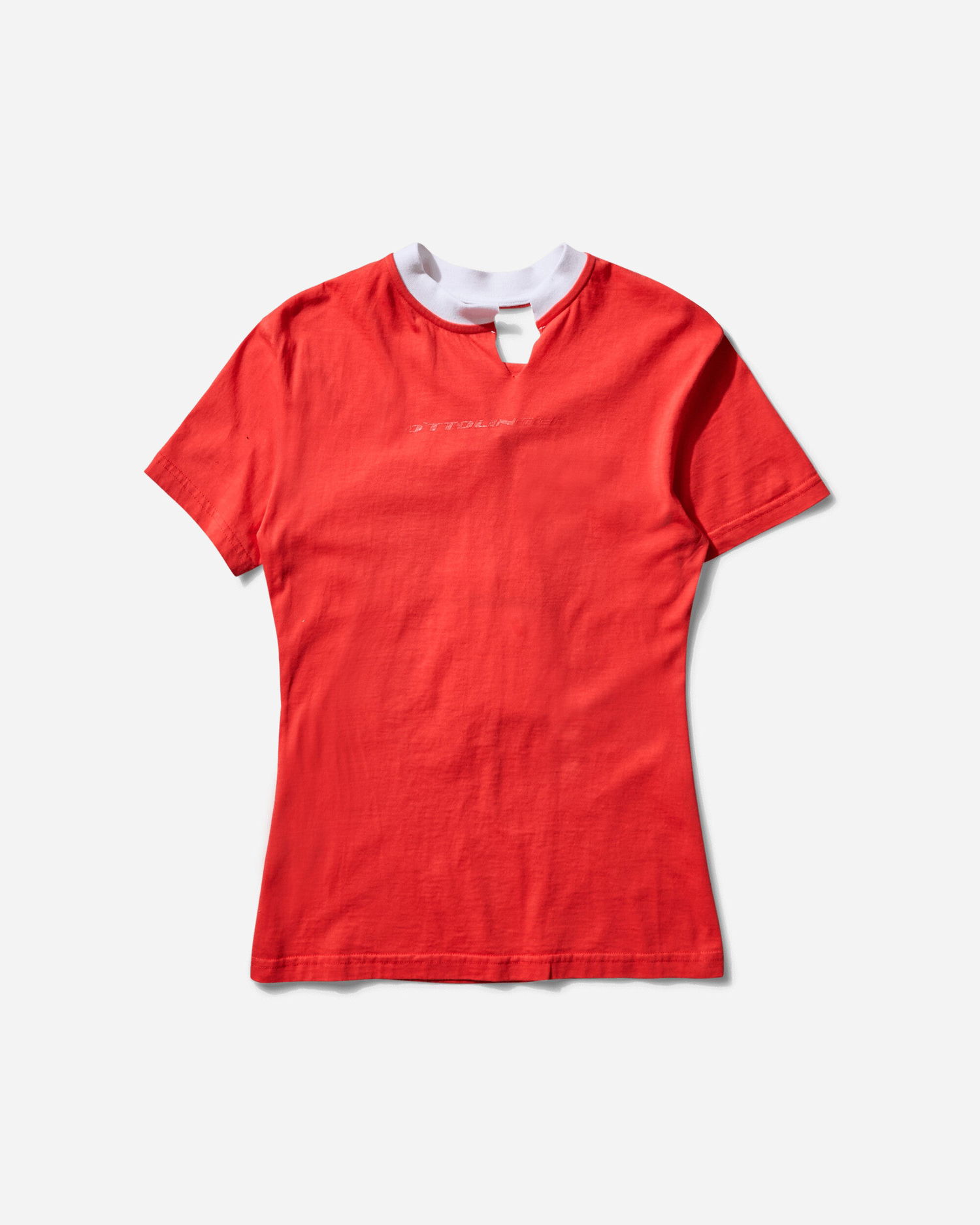 Тениска Ottolinger Cut Out T-Shirt Червено | 11510401501 RED, 0