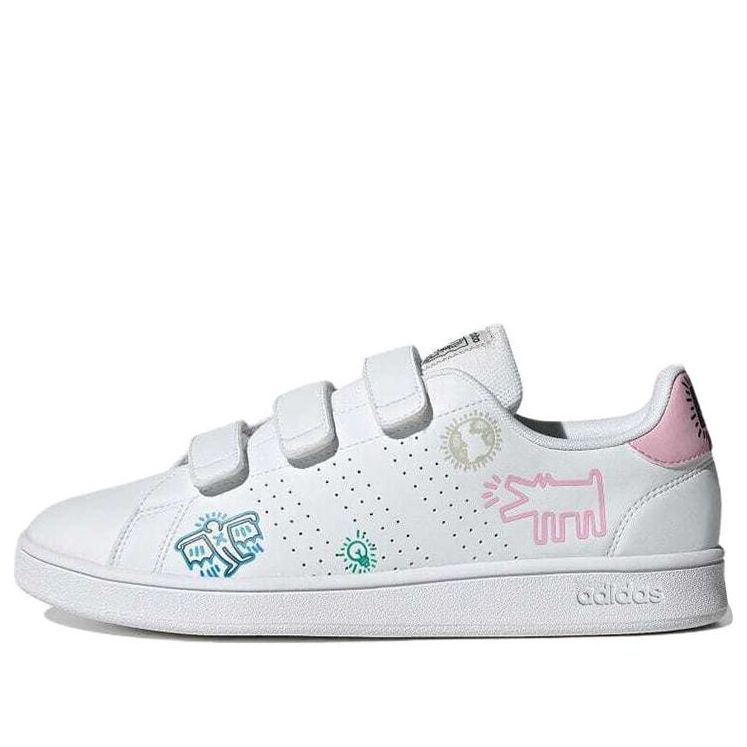 Кецове и обувки adidas Performance Keith Haring x Advancourt Base Бяло | GX3675