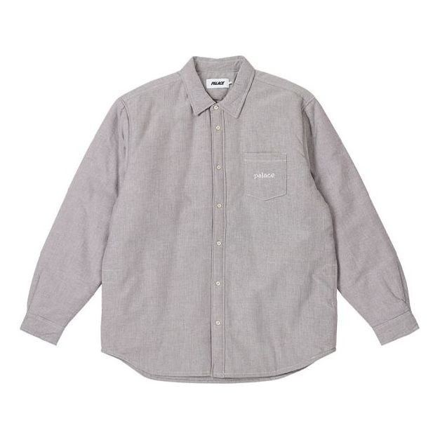 Риза Palace Palace Cozy Shirt Сиво | P24SHT007