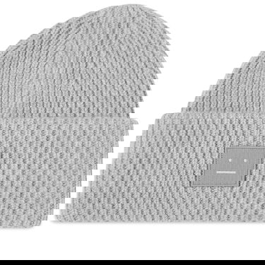 Шапка Acne Studios Pana Face Beanie "Light Grey Melange" Сиво | C40135-X92, 0