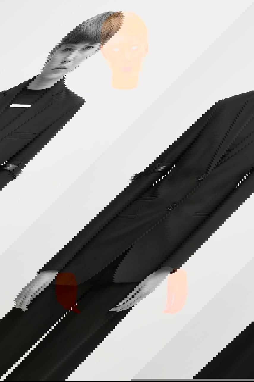 Яке Coperni Coperni Logo Belted Blazer Черно | COPV37F3004, 0