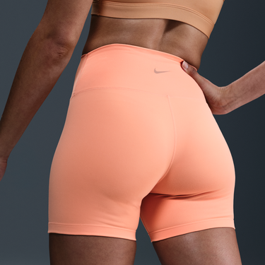 Къси панталони Nike Nike One High-Waisted 5" Bike Shorts Оранжево
 | FN3211-844, 1