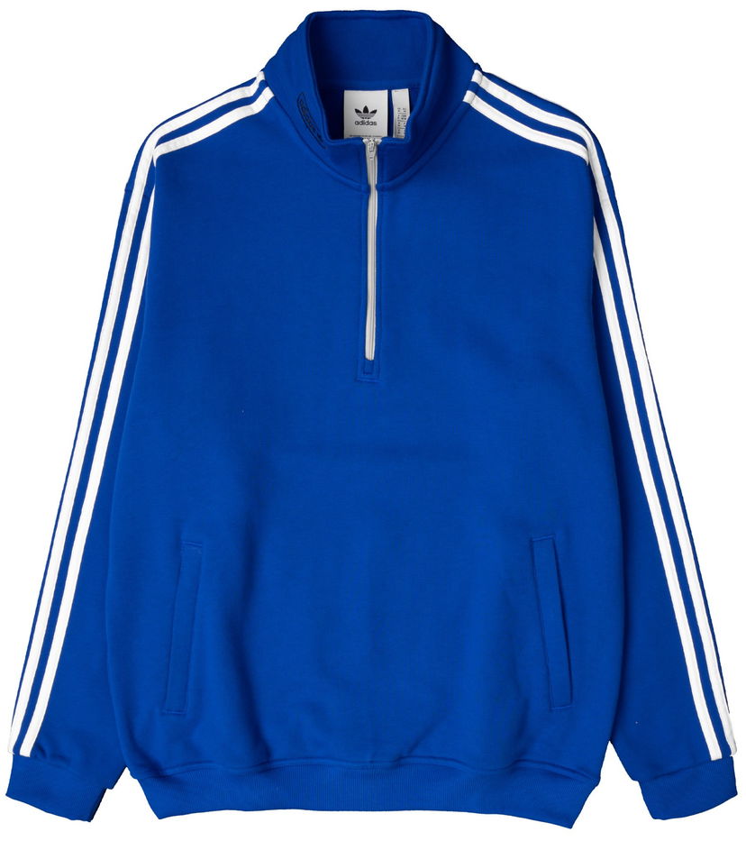 Суитчър adidas Originals adidas Originals FB Quarter Zip Sweatshirt Синьо | gv0746