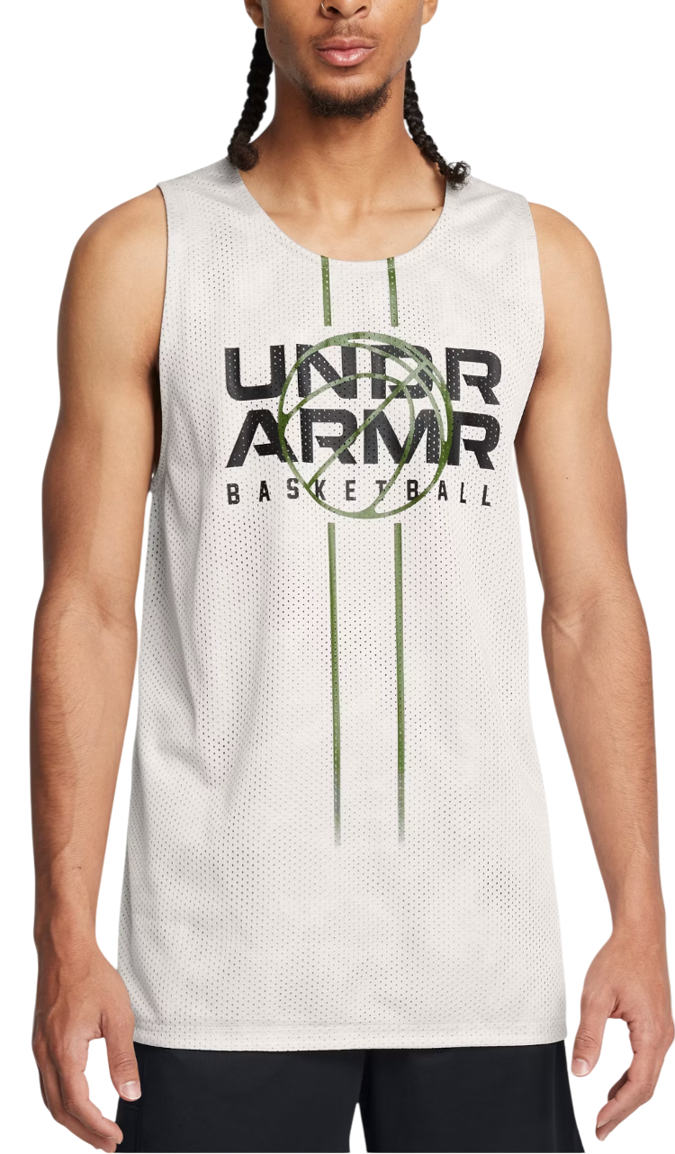Потник Under Armour Reversible Basketball Jersey Бяло | 1387088-114, 0