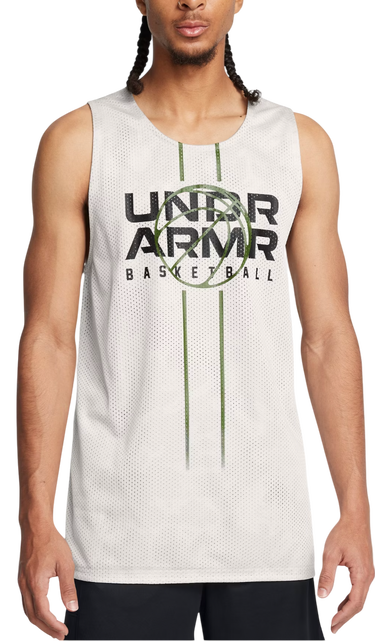 Потник Under Armour Reversible Basketball Jersey Бяло | 1387088-114, 0