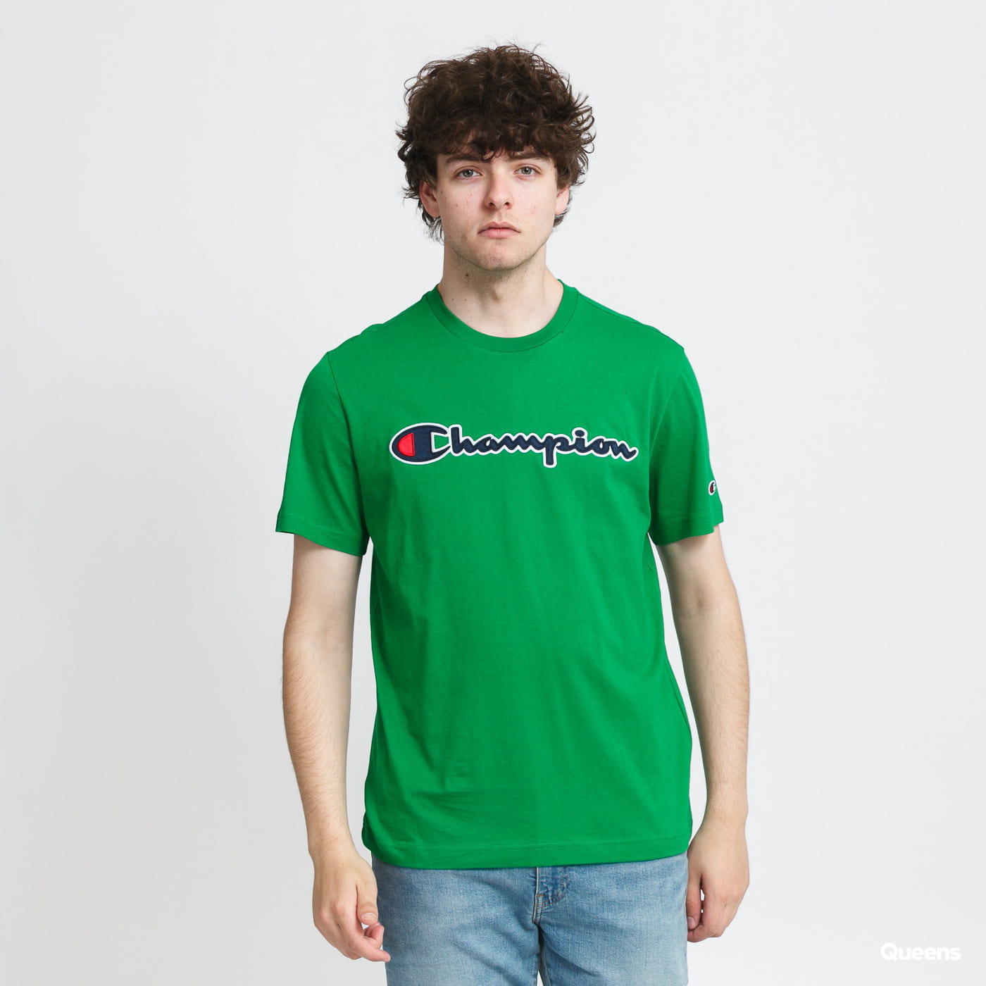 Тениска Champion Logo Зелено | 214194 GS017, 0