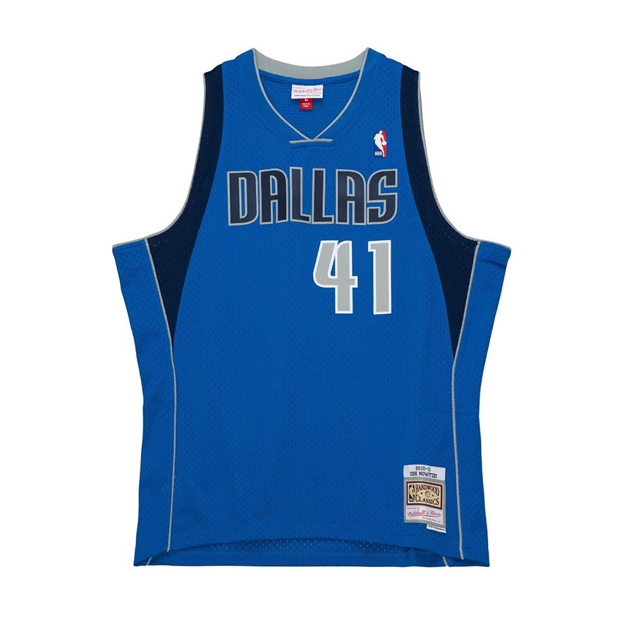 Тениска Mitchell & Ness NBA Dalls Mavericks Dirk Nowitzki Dark Jersey Тъмно синьо | SMJY4192-DMA10DNOCPBL, 0