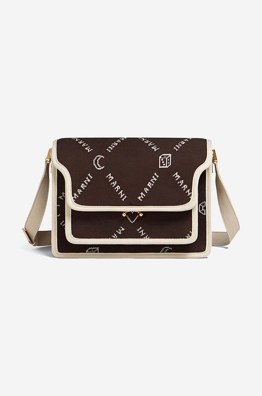 Чанта през рамо Marni Shoulder Bag Бежово | SBMP0108A2.P4601.00M53, 0