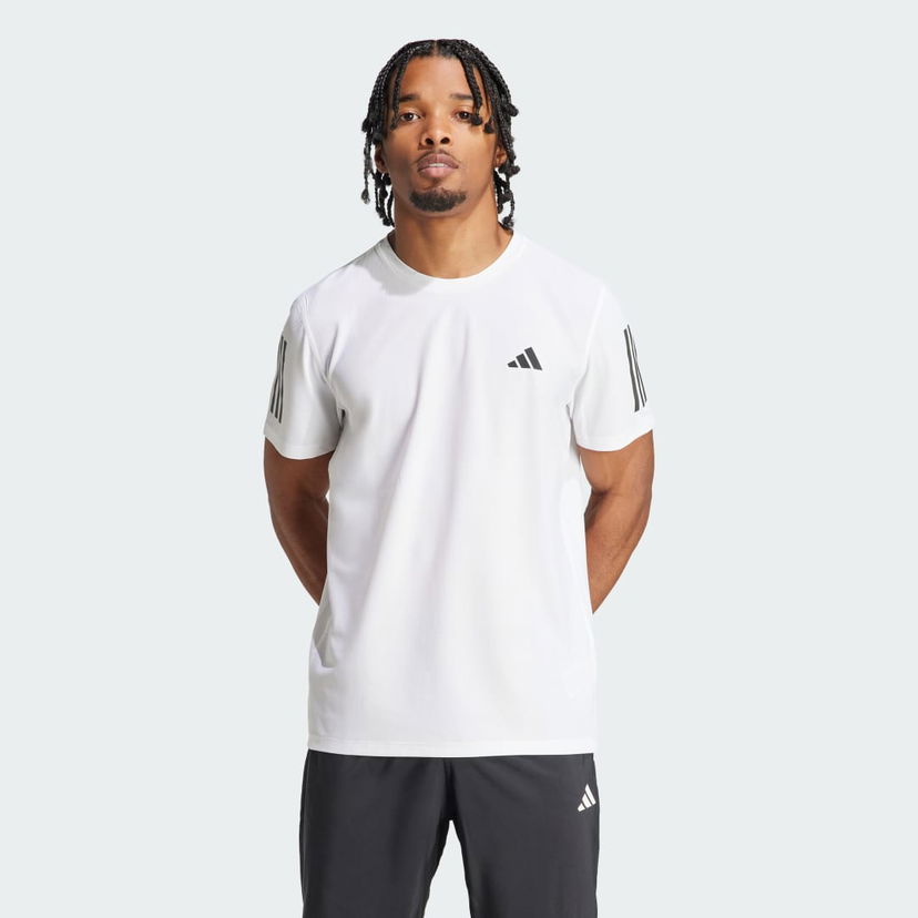 Тениска adidas Performance Own the Run T-Shirt Бяло | IK7436