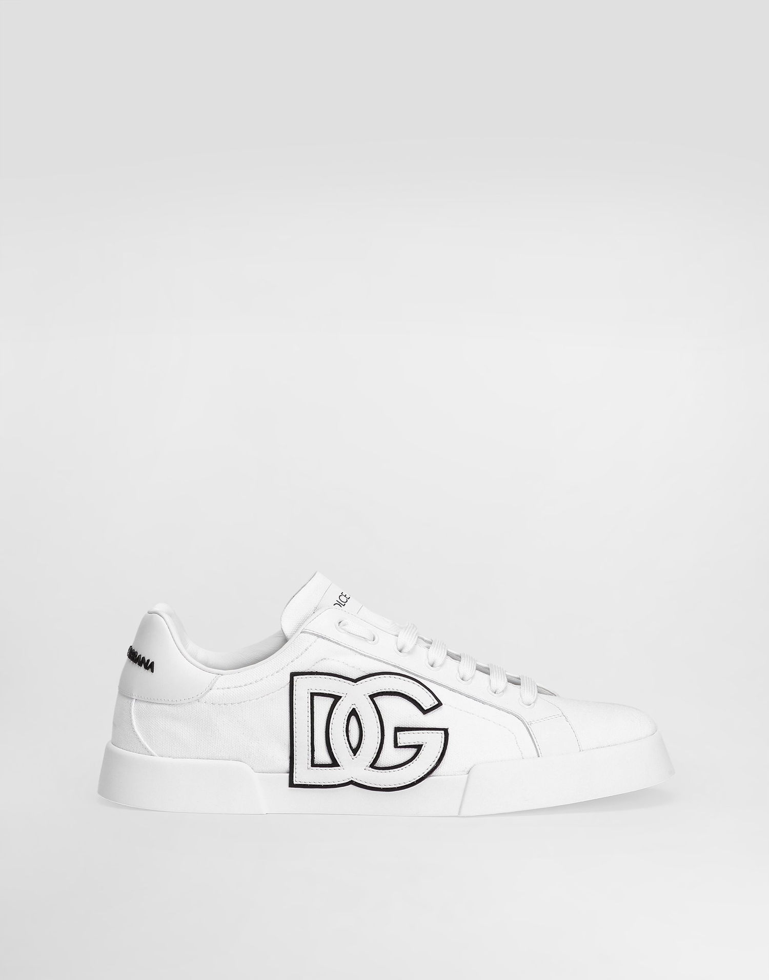 Кецове и обувки Dolce & Gabbana Dolce & Gabbana Portofino Light Strobel Canvas And Calfskin Бяло | CS2343AE6298T907, 0