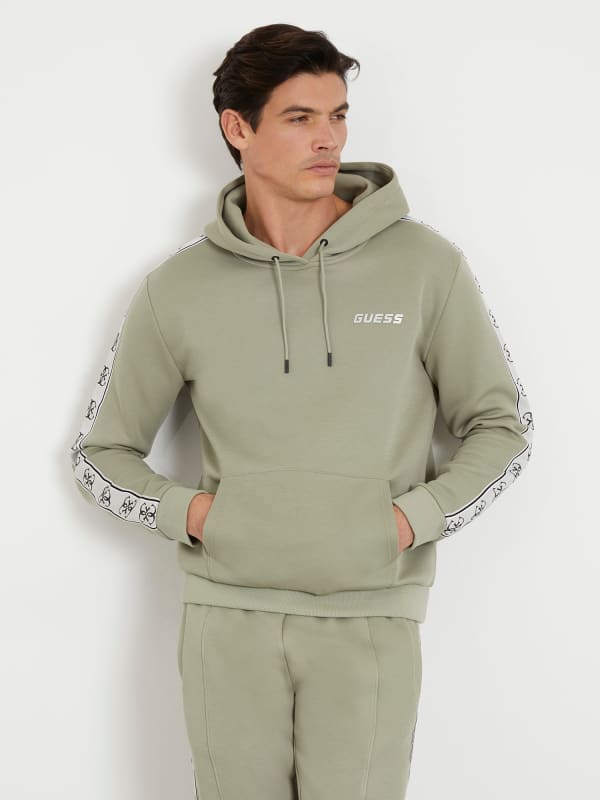 Суитчър GUESS Logo Band Sweatshirt Зелено | Z4RQ21KB3P2