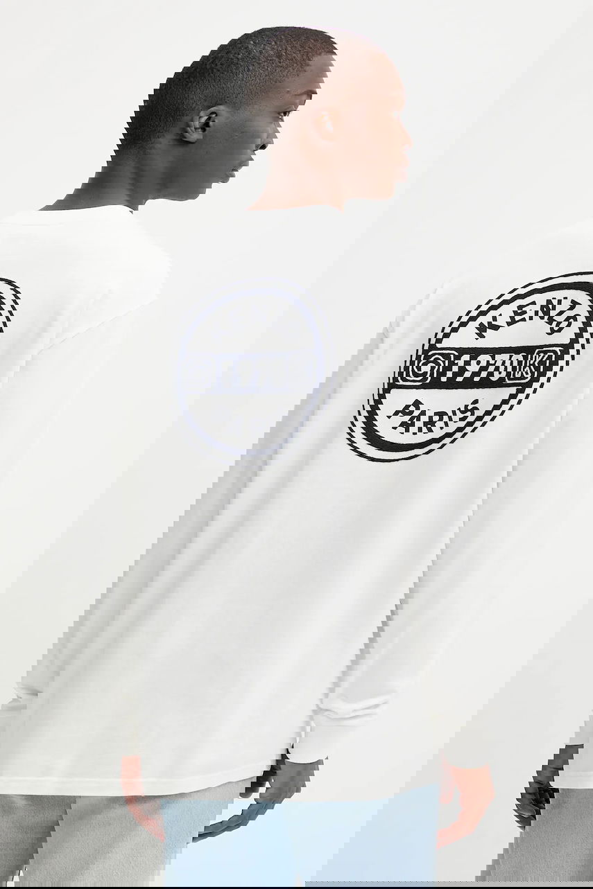 Тениска KENZO Kenzo Long Sleeve T-Shirt Бяло | FF65TL3504SI, 0