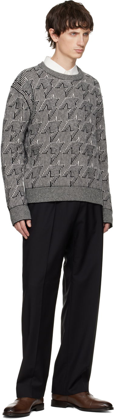 Пуловер Paul Smith Paul Smith Geometric Pattern Wool Sweater Сиво | M1R-557Z-T02834-79, 3