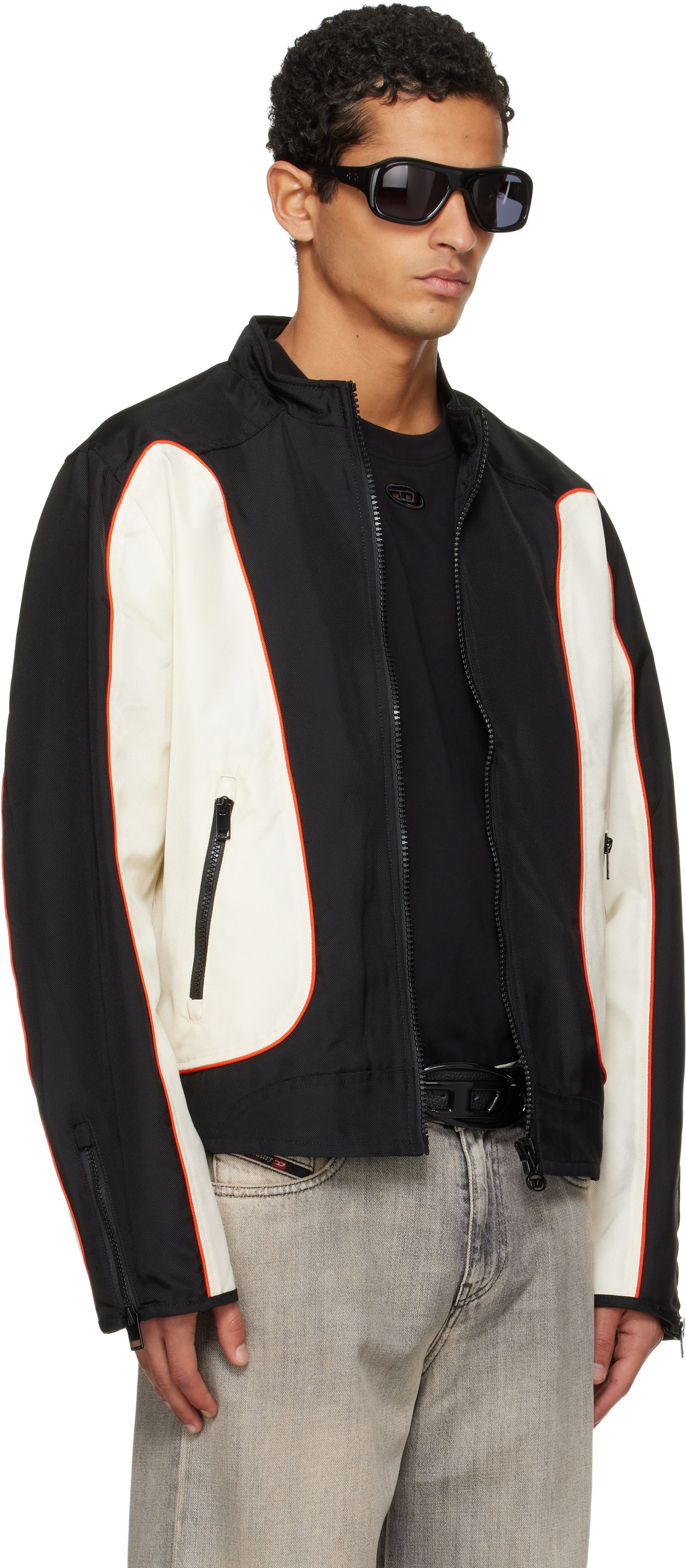 Ветровка Diesel J-Blink-Wrd Colorblock Racer Jacket Многоцветен | A19442-0PDAI-9XX, 1