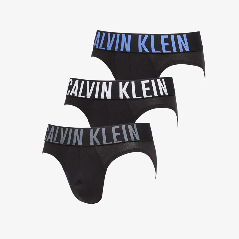 Бельо и чорапи CALVIN KLEIN Hip Brief 3-Pack M Черно | 000NB3607A ZDM