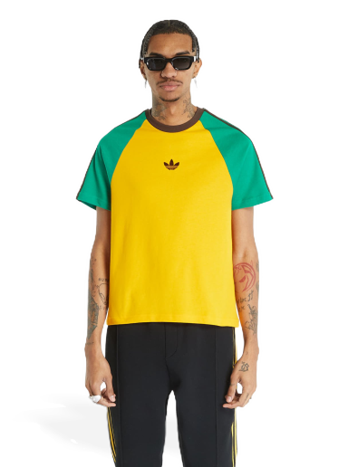 Тениска adidas Originals adidas x Wales Bonner Tee Жълто | IJ8353