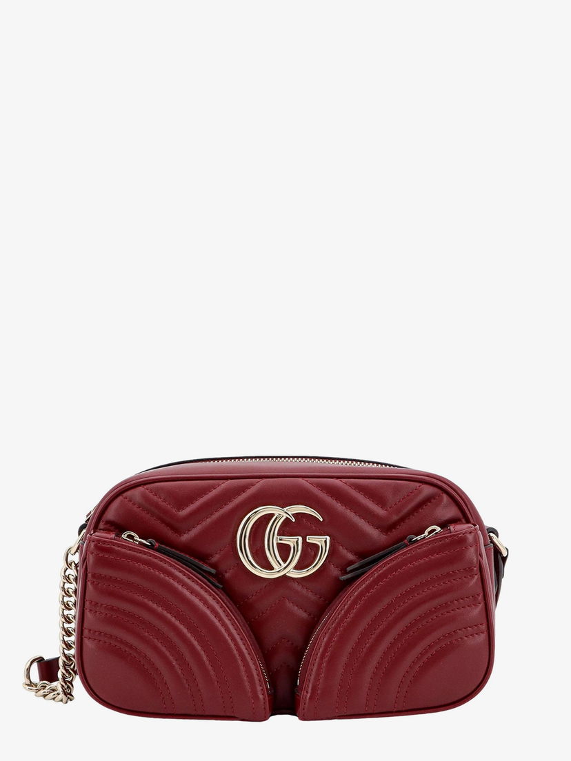 Дамска чанта Gucci GG MARMONT Бургунди | 798715AADPJ6207