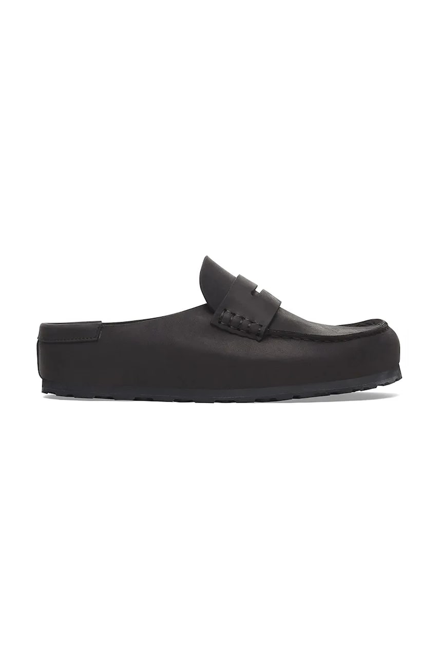 Кецове и обувки Birkenstock Birkenstock Naples Wrapped Leather Penny Loafers Черно | 1029711, 0