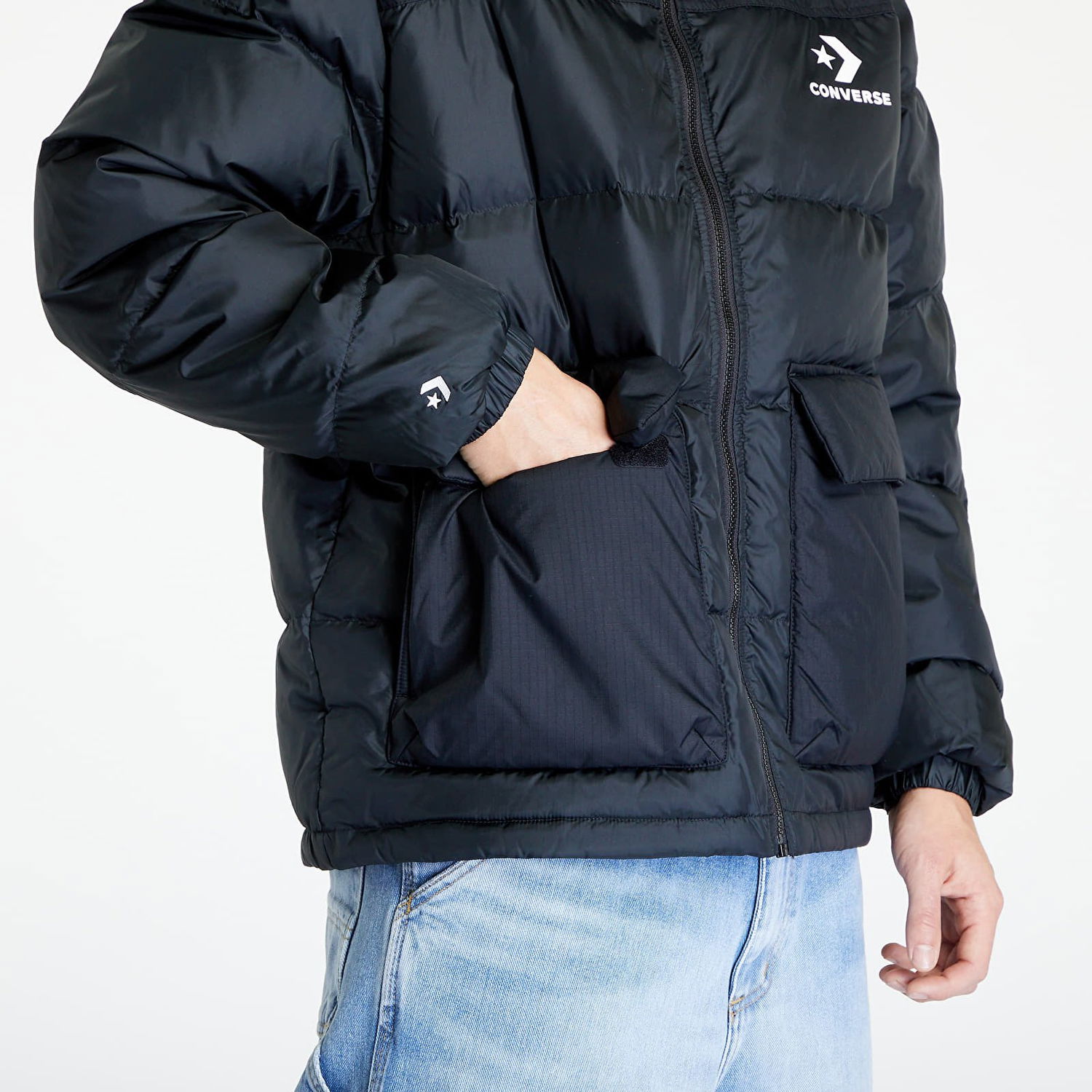 Пухо яке Converse Winter Short Down Jacket Черно | 10023755-A03, 1