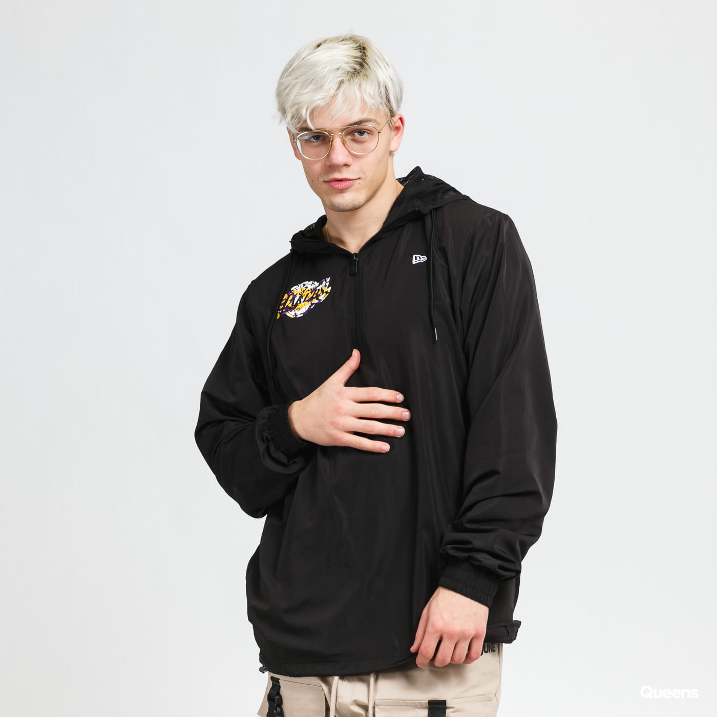 Ветровка New Era NBA Seasonal Infill Print Windbreaker LA Lakers Черно | 12869799, 0
