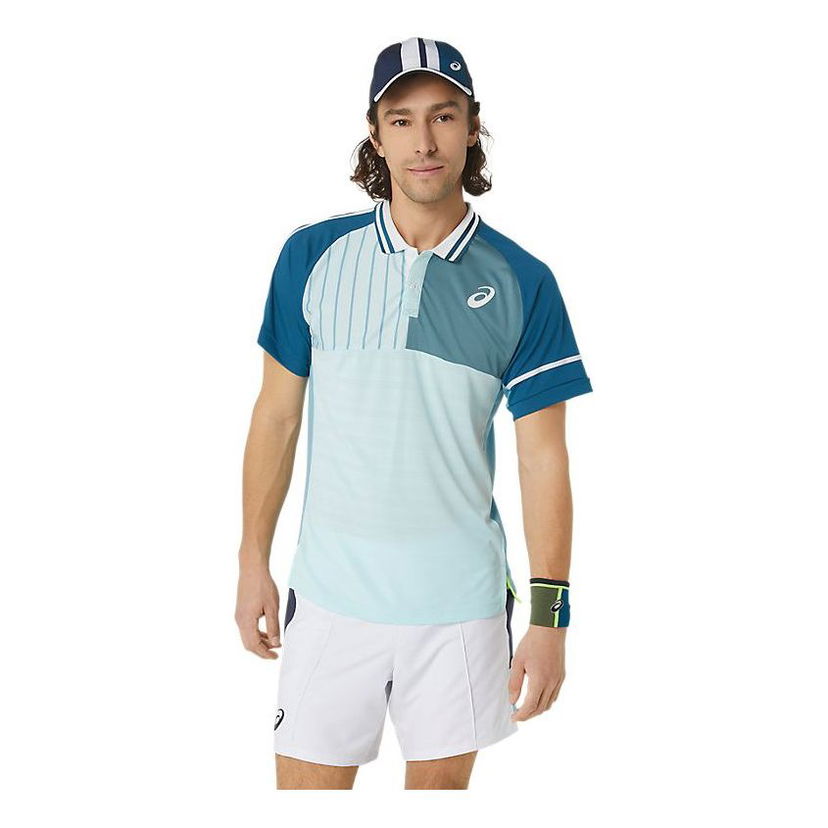 Поло тениска Asics Match Polo Shirt Синьо | 2041A272-405