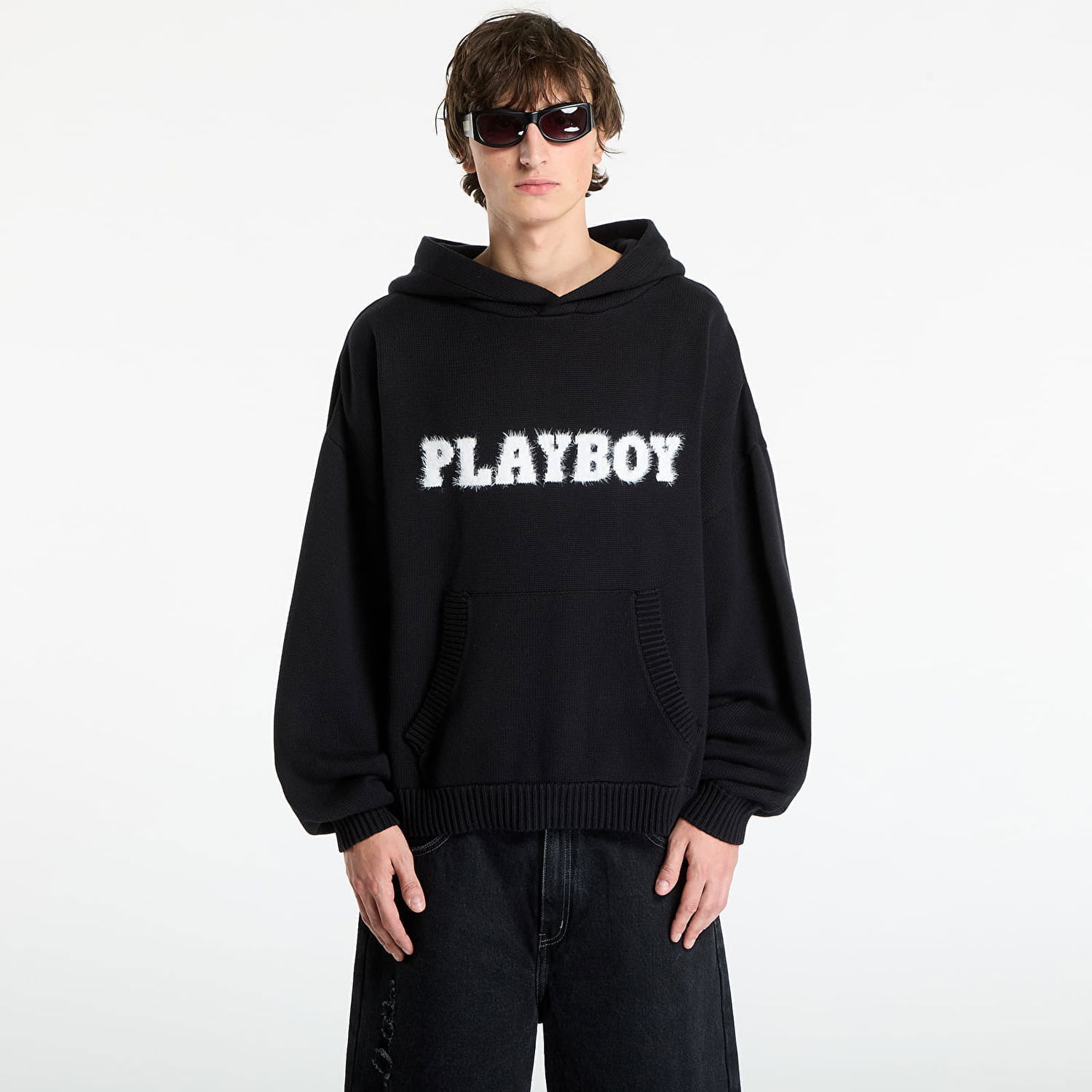 Суитчър Footshop Playboy x FTSHP Sweater Hoodie UNISEX Black Черно | FTSHP_516, 0