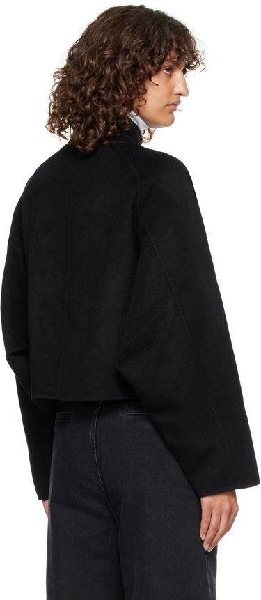 Яке Loulou de Saison Loulou de Saison Nyma Cropped Wool Jacket Черно | NYMA, 2