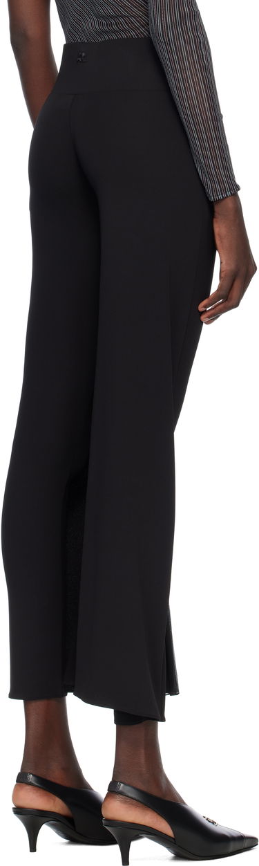 Панталони Courrèges Courrèges Infinity Pleats Jersey Trousers Черно | 225JPA325JS0220, 2
