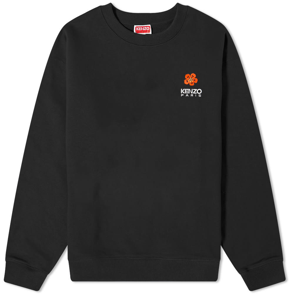 Суитчър KENZO Crest Logo Regular Sweatshirt Black Черно | FD52SW0404MF-99J, 0