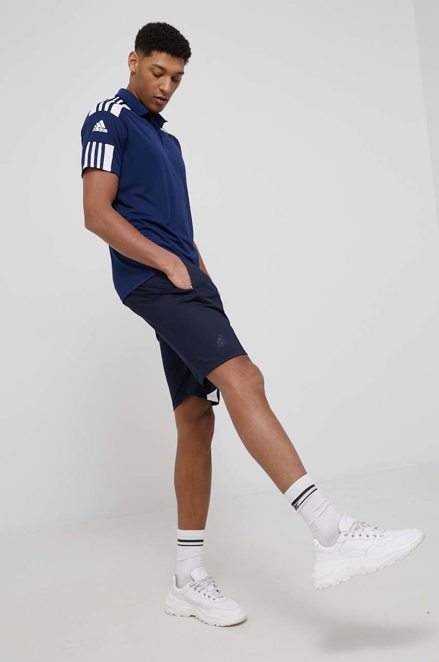 Поло тениска adidas Performance Squadra 21 Polo Shirt Тъмно синьо | HC6277, 0