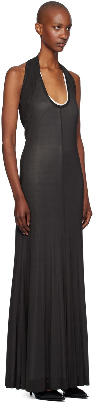 Pокля Helmut Lang Dancer Maxi Dress Черно | O07HW605, 1