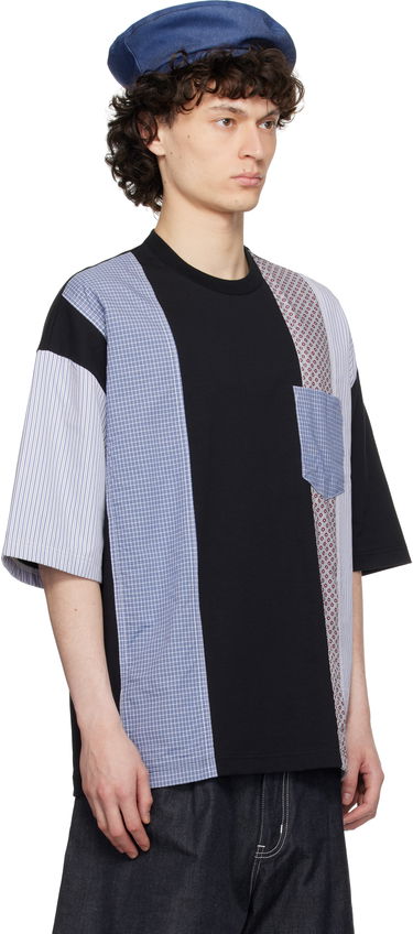 Тениска Comme des Garçons Comme des Garçons Homme Multi-Fabric T-Shirt Бяло | HO-T010-051, 4