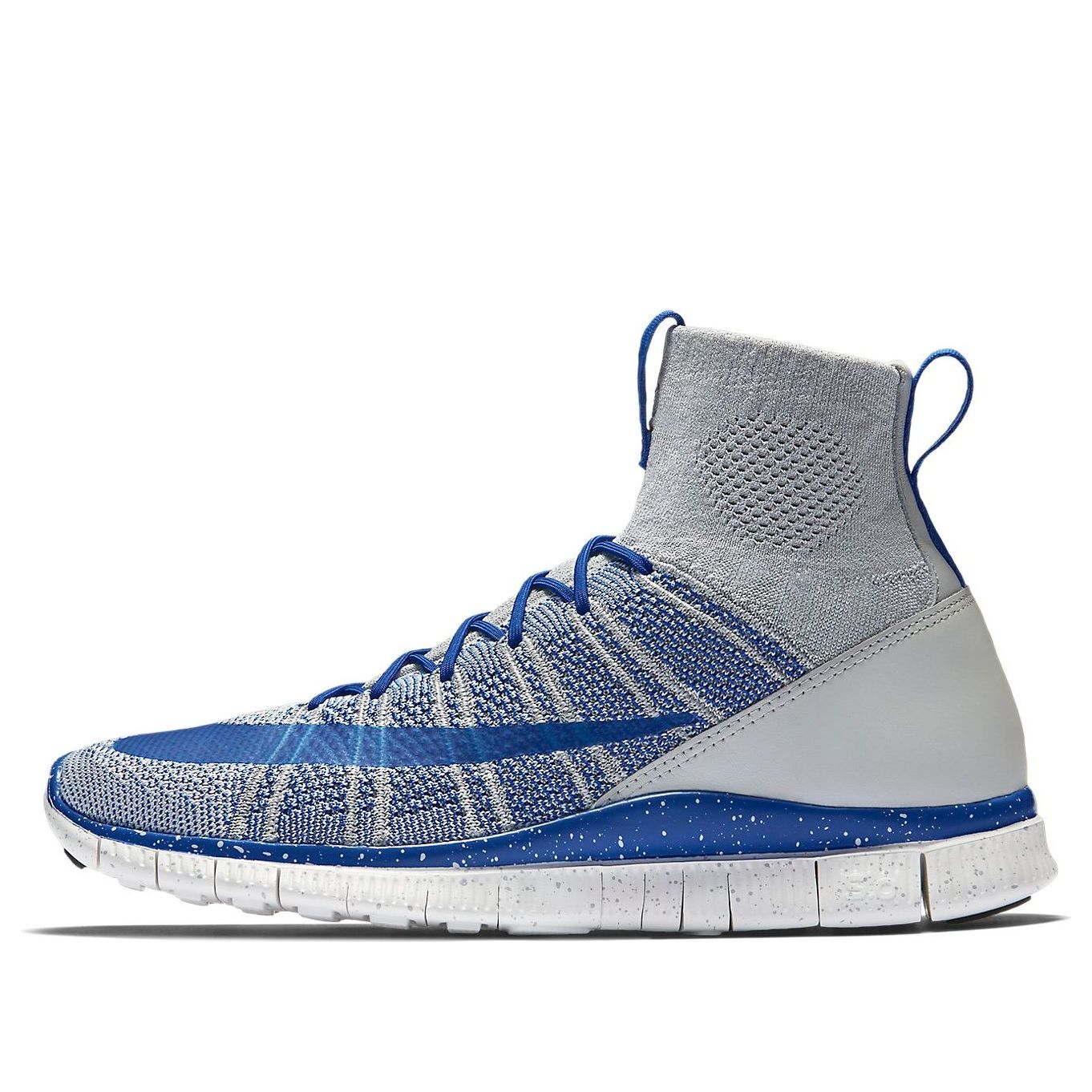 Кецове и обувки Nike Free Flyknit Mercurial Синьо | 805554-003, 0