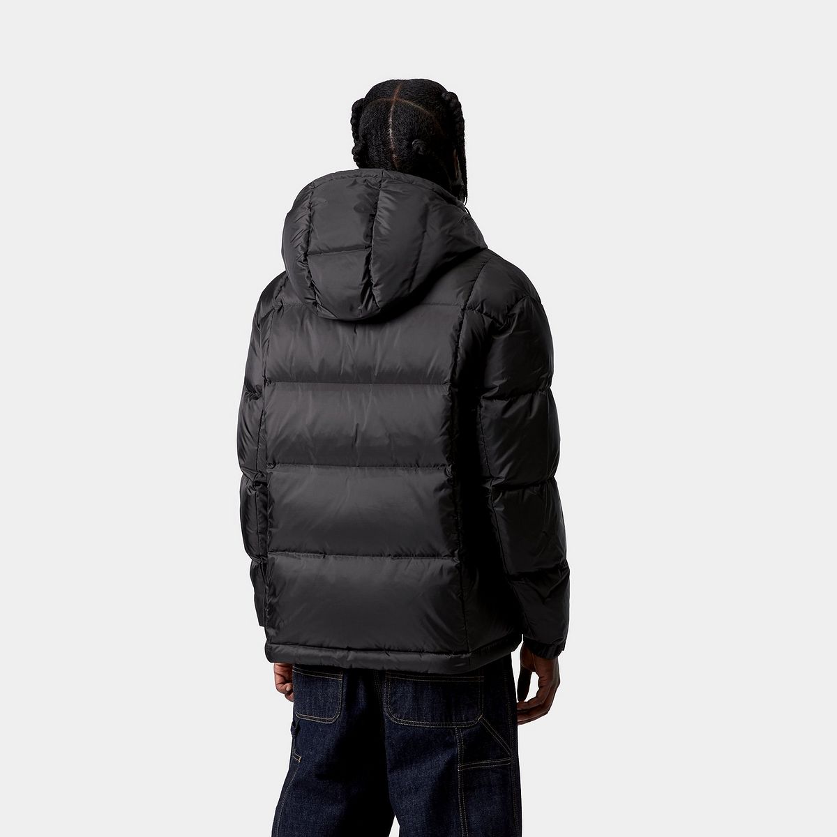 Пухо яке Carhartt WIP Axton Hooded Puffer Jacket Черно | A252060_9, 1
