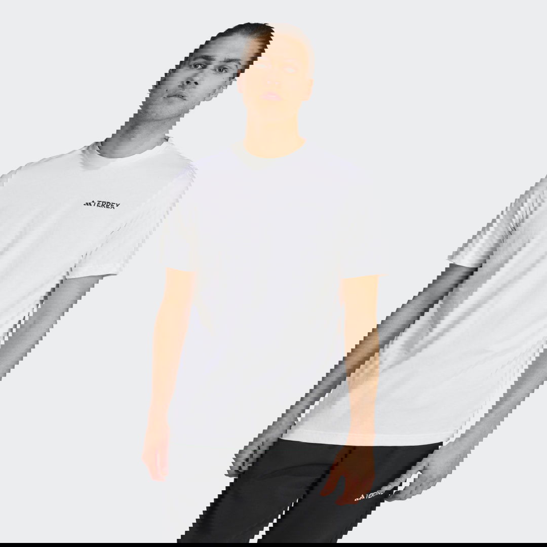 Тениска adidas Performance Terrex Graphic MTN 2.0 Tee Бяло | IL2648, 0