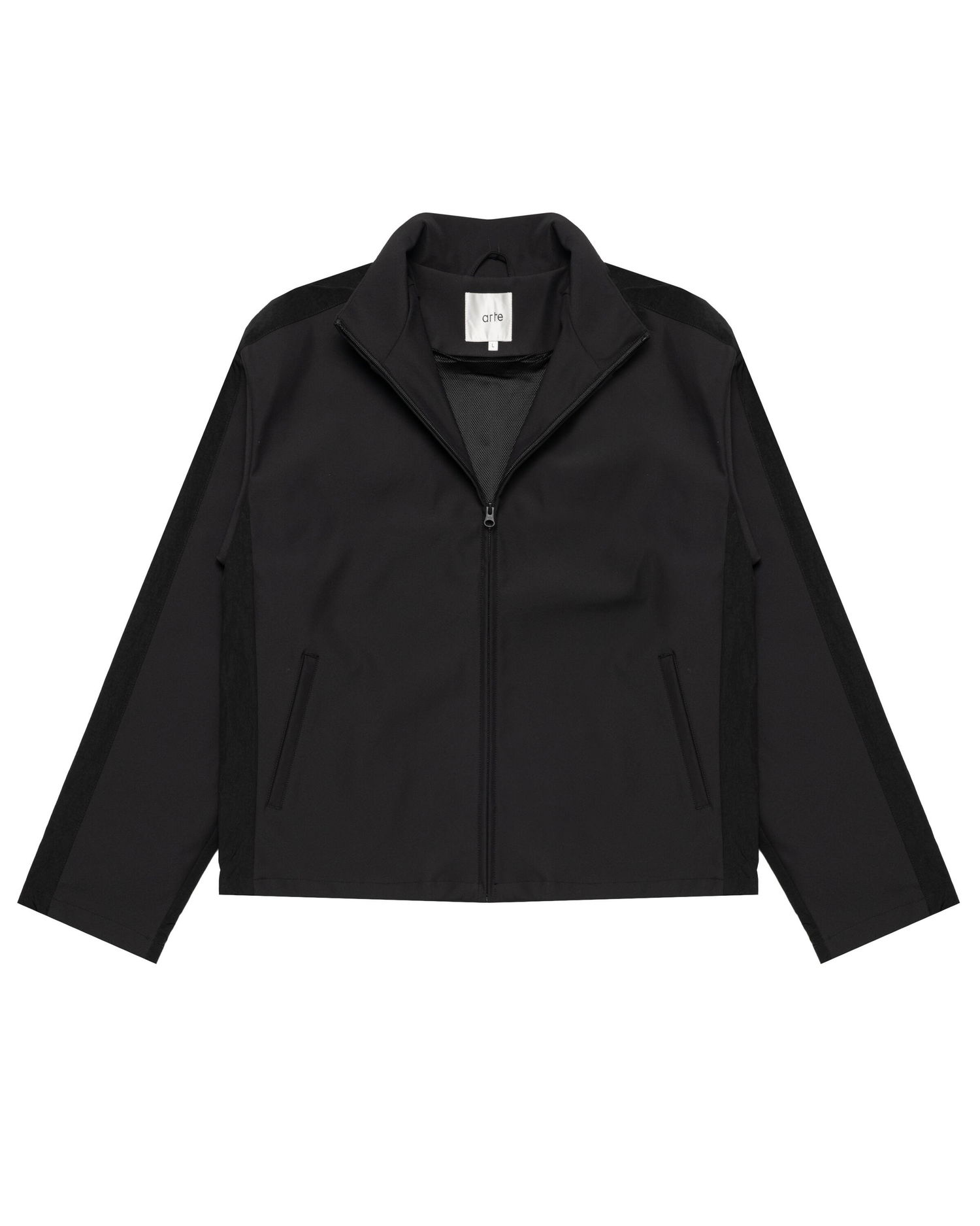 Яке Arte Antwerp Arte Antwerp Nylon Track Jacket Черно | AW25-077J-BLK, 0