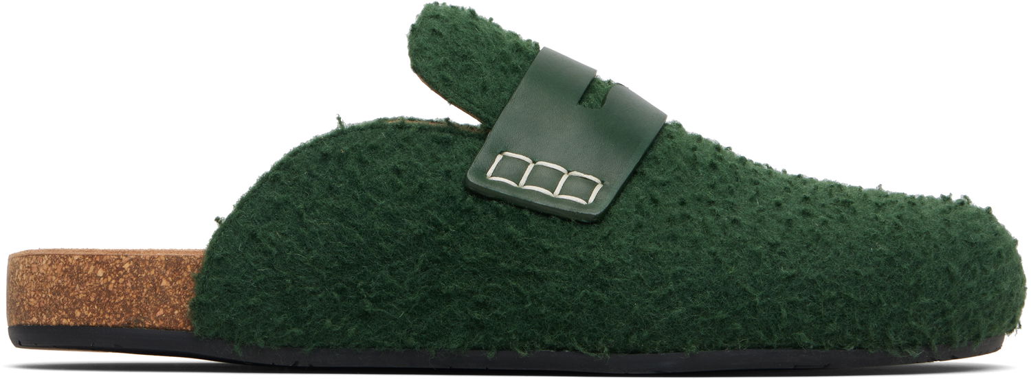 Кецове и обувки JW Anderson JW Anderson Felt Loafers Зелено | LF0029-FA0468, 0