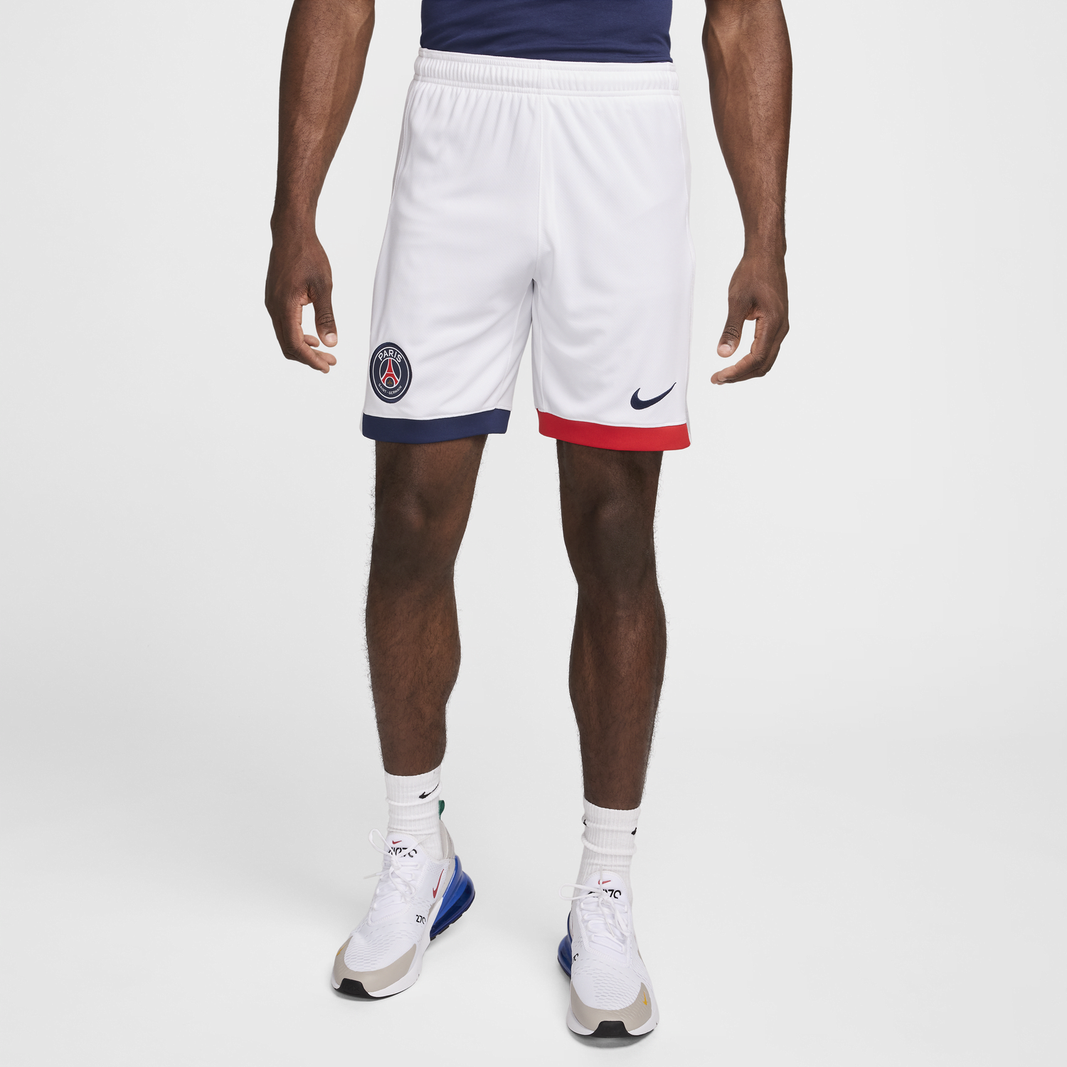 Къси панталони Nike Dri-FIT Replica Paris Saint-Germain 2024/25 Stadium Бяло | FZ1536-100, 0