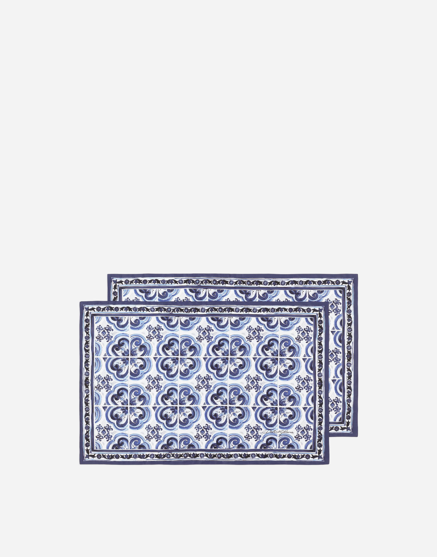 Аксесоари Dolce & Gabbana Dolce & Gabbana Cotton Sateen Pillowcases (Set of 2) Синьо | TCES02TCAKFUB009, 1