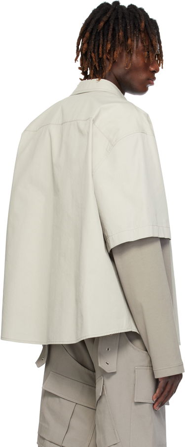 Риза We11done We11done Layered Shirt Сиво | WD-SH0-25-162-M-GY, 2