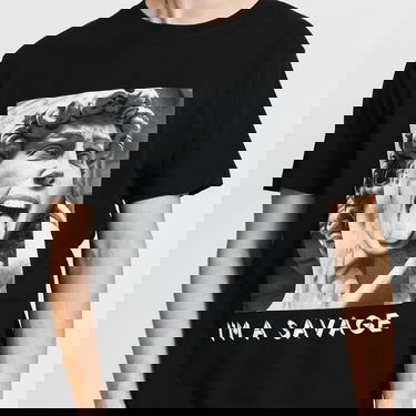 Тениска Urban Classics I'm A Savage Tee Черно | MT1555 black, 1