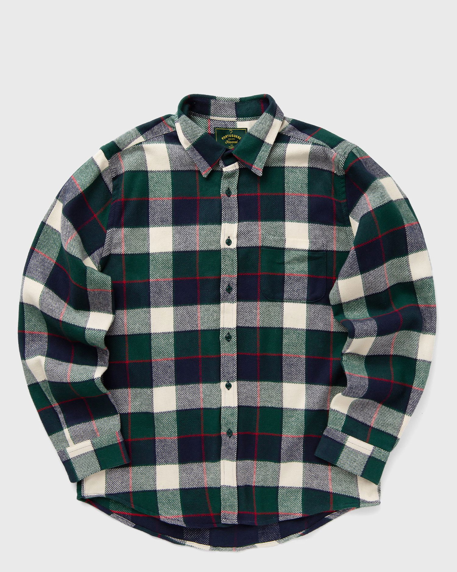 Риза Portuguese Flannel Flannel Shirt Long Sleeve Многоцветен | AW24.012.BOTTLE, 0