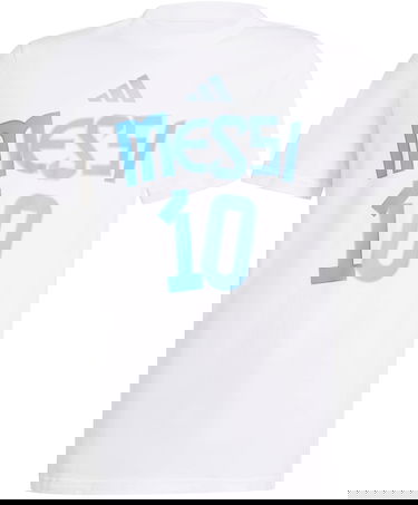 Тениска adidas Originals Messi Graphic T-Shirt Бяло | jj1416, 1