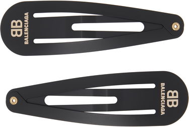 Значка Balenciaga Holli XXL Hair Clip Set Черно | 699021 TZS1K, 0