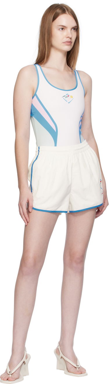 Къси панталони Casablanca Casablanca Casa Sportif Windbreaker Shorts Бяло | WPF25-TR-125-01, 3